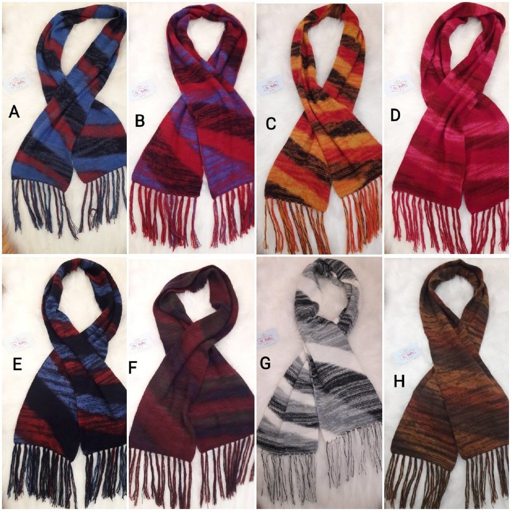 Scarf women’s 100% Baby Alpaca 62" x 8"